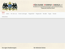 Tablet Screenshot of heraldik-konsult.de